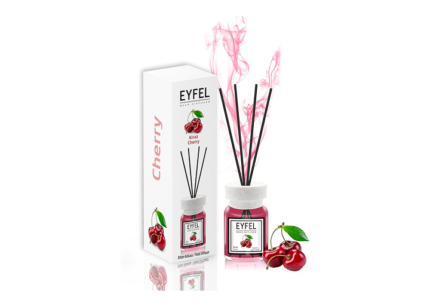 EYFEL Reed Diffusers for Home - Cherry Reed Diffuser Set 4.00 fl oz Oil Diffuser Sticks, Bathroom Diffuser, Oil Reed Diffuser, Scented Sticks, Oil Diffuser Sticks, Reed Diffuser for Bathroom'
