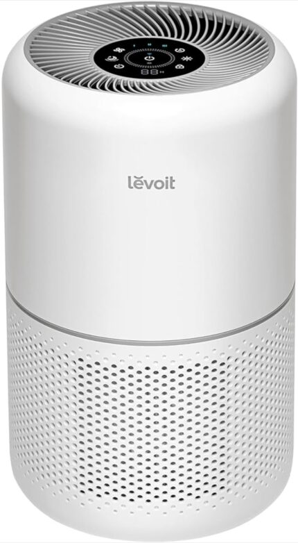 LEVOIT Smart Air Purifier for Home Bedroom, H13 HEPA Air Filter with Real Time Air Quality Sensor, Removes 99.97% Pollen Allergies Dust Odours, Alexa Enabled Air Cleaner with Quiet Auto Mode, Core300S