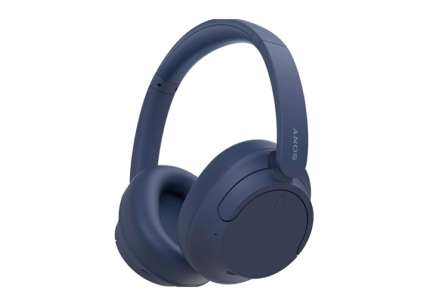 Sony WH-CH72ON Wireless Noise Cancelling Headphones, 35 hours battery life, Clearer hands-free calling, Multipoint Connection, Blue, UAE Version - 1-Year warranty