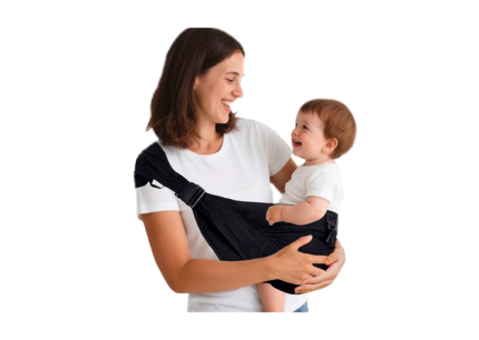 Baby Carrier: Toddler Carrier Boys Girls Newborn to Toddler Essentials Safety Non-Slip Baby Half Wrapped Sling Hip Carrier Black