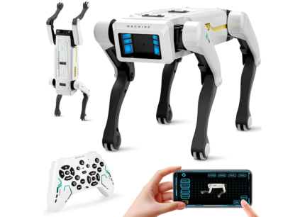 Smart Robot Dog - Interactive STEM Pet with Voice Control, 30+ Actions & APP Programming, Durable Design for Kids Age 6+ (Compatible with iOS/Android)