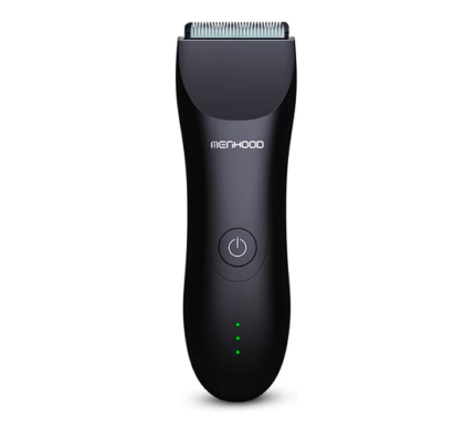 MENHOOD Men's Waterproof Cordless Grooming Trimmer For Men, Suitable For Beard, Body Private Part Shaving, Head And Pubic Hair, 90Min (Black)