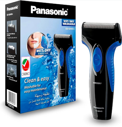 Panasonic Pro Curve Wet & Dry Shaver - Es-Sa40, Blueblack