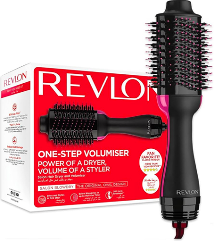 Revlon RVDR5222 One Step Hair Dryer & Volumizer, 2 heat setting plus cool setting (220-240V)